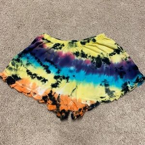 Chic 2 chic tie dye shorts